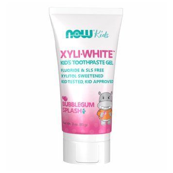 Kid's Xyliwhite (ТМ) - 85гр Жувальна гумка, Kid's Xyliwhite (TM) - 85g Bublegum, NOW foods NOW-08088 фото