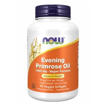 Олія вечірньої примули 1000 мг - 90 гелів, Evening Prim Oil Org 1000mg - 90 vgels, NOW foods NOW-01758 фото