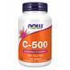 Витамин С-500, Vitamin C With Rose Hips, с плодами шиповника, 250 таблеток, NOW foods NOW-00672 фото 1