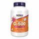 Витамин С жевательный, Chewable C-500, вкус апельсинового сока, 100 таблеток, NOW foods NOW-00630 фото 1