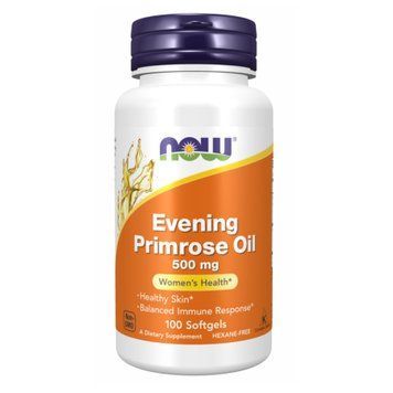 Олія вечірньої примули, Evening Primrose Oil, 500 мг, 100 капсул, NOW foods NOW-01750 фото