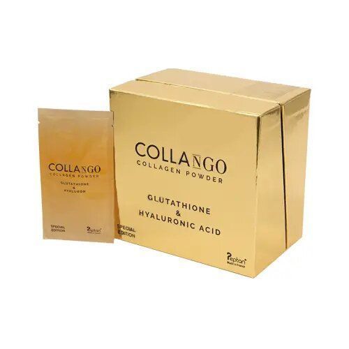 Коллаген с гиалуроновой кислотой и глутатионом Gold CollaNgo, порошок 30шт. + подарок (леденцы с женьшенем 10шт) COL-1 фото