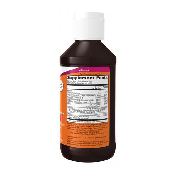 Вітамін Ультра B-12 рідкий - 118 мл, Ultra B-12 Liquid - 118 ml, NOW foods NOW-00452 фото