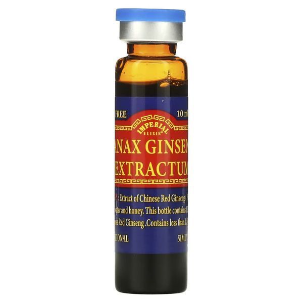 Екстракт китайського червоного женьшеню 10 флаконів, Imperial Elixir IME-36250 фото