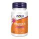 Витамин А, Vitamin A, 25000 МЕ, 100 капсул, NOW foods NOW-00340 фото 1