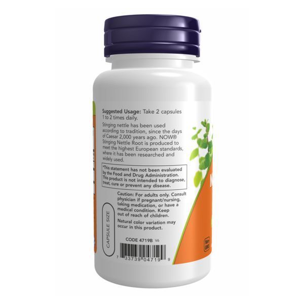 Корінь кропиви, Nettle Root, екстракт, 250 мг, 90 вегетаріанських капсул, NOW foods NOW-04719 фото
