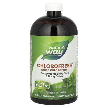 Жидкий хлорофилл Nature's Way Chlorofresh&reg; Liquid мята 132 мг, 480 мл NWY-03501 фото