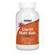 Жидкие мультивитамины в капсулах &ndash; 180 мягких капсул, Liquid Multi Gels &ndash; 180 softgels, NOW foods NOW-03817 фото 1