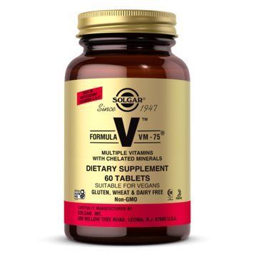 Формула ВМ-75&reg; - 60 табл, Formula VM-75&reg; - 60 tabs, Solgar SOL-01181 фото