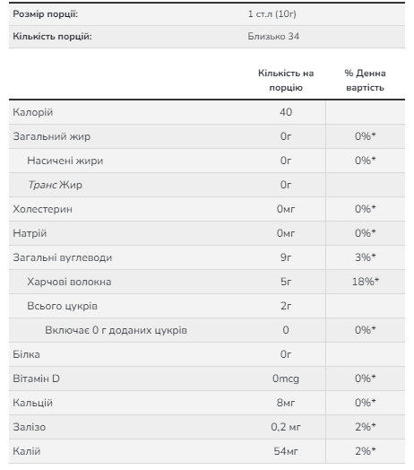 Яблучне клітковина, Apple Fiber, чистий порошок, 340 г, NOW foods NOW-05908 фото