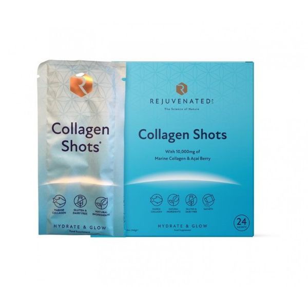 Колаген шоти для красивої шкіри з ягодами асаї, 24 саше, Rejuvenated СOLLAGEN SHOTS REJ-4029 фото