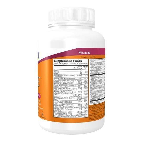 Мультивітаміни для жінок EVE - 90 м'яких капсул, EVE - 90softgels, NOW foods NOW-03802 фото
